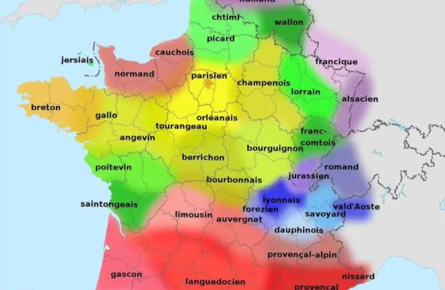 法国的这些方言怎么这么怪？像德语像意大利语像西班牙语就是不像法语！