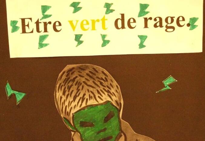 大连翻译公司分享法语中用绿色或红色来表达一个人很生气！